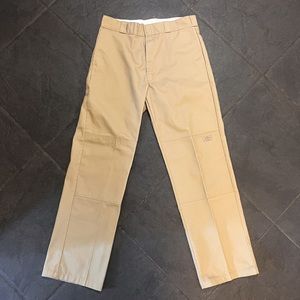 Dickies Double Knee Khaki Work Pants (34x34)